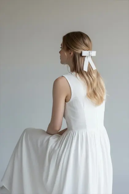 Dreamy Bow Klips Toka Gelin Fiyonk Toka