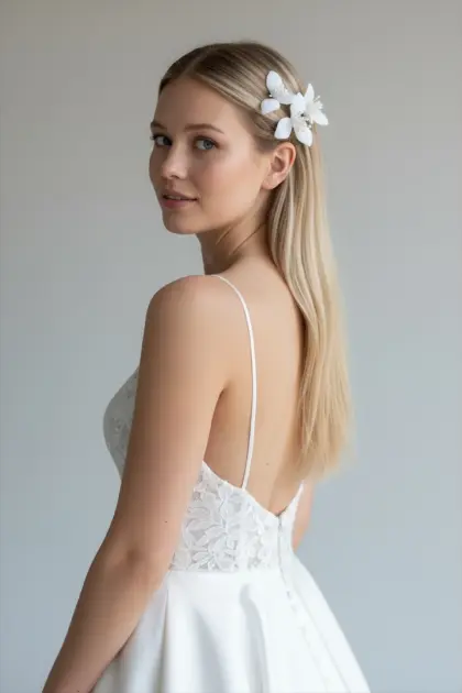 Karmen Firkete Toka Set Gelin Topuz Tokası