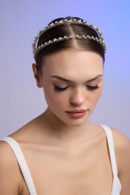 Reve Taç zarif nişan gelin tacı