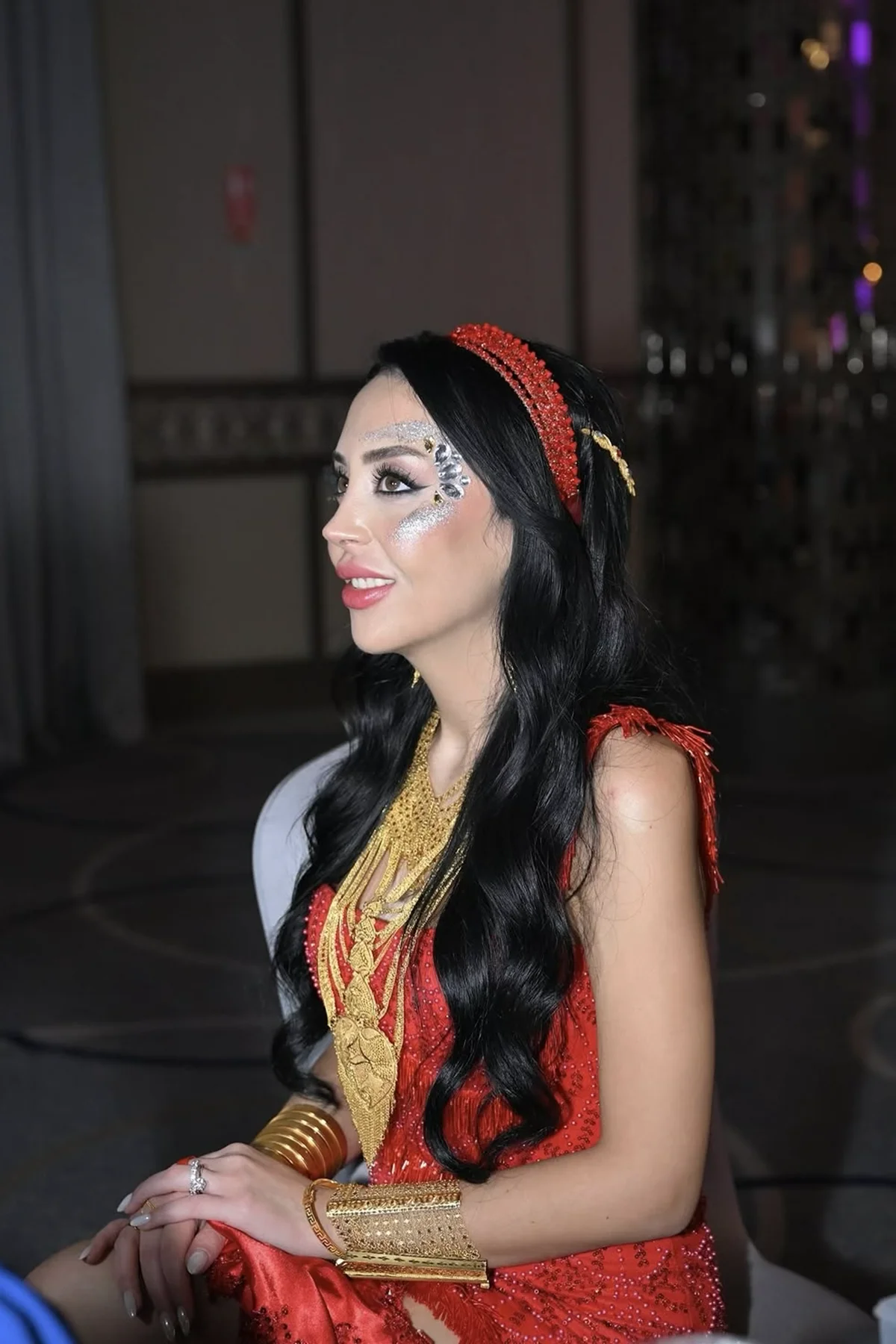 Amy Henna Taç kırmızı kına tacı