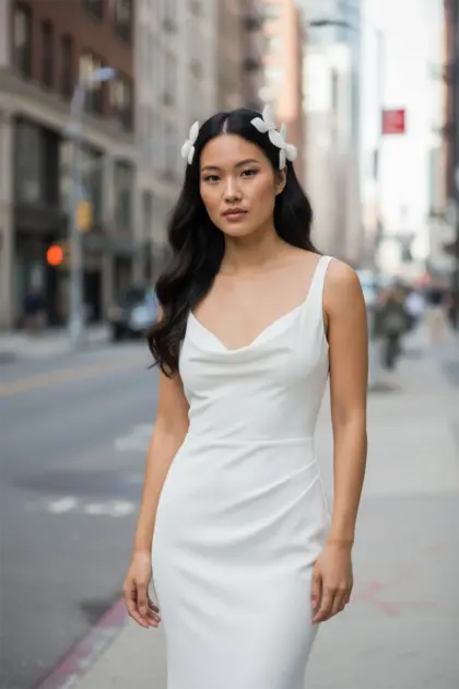 Kır düğünü için saç aksesuarı önerileri karmen medium firkete toka set