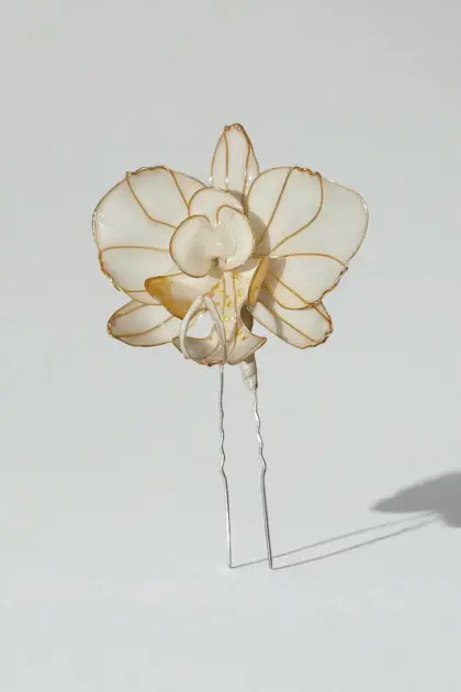 Orchid Love Firkete Toka Gelin Topuz Tokası