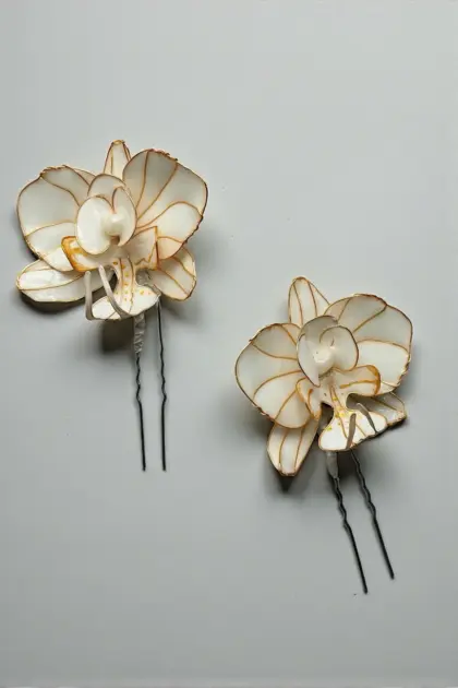 Orchid Love Firkete Toka Gelin Tokası