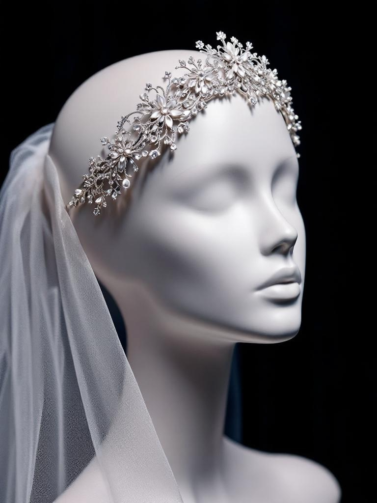 en güzel gelin tacı modelleri