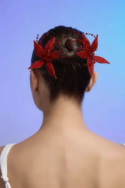 Fleur Henna Toka Kırmızı kına Tokası