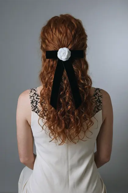 Coco Fiyonk Toka Siyah Günlük Fiyonk Toka