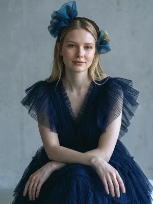 Valentina Floral Taç Tasarım davet tacı